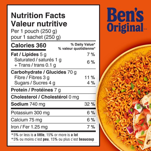 Ben's Original Bistro Express Rice Side Dish Mexican Style 250 g