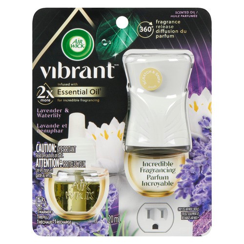 Air Wick Vibrant Scented Oil Kit Lavender & Waterlily 20 ml