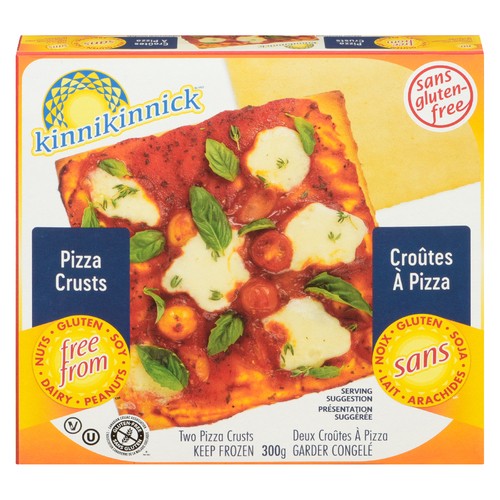 Kinnikinnick Gluten-Free Frozen Personal Pizza Crust 300 g