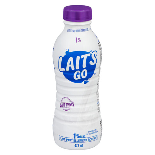 Milk 2 Go 1% Milk Partly Skimmed 473 ml