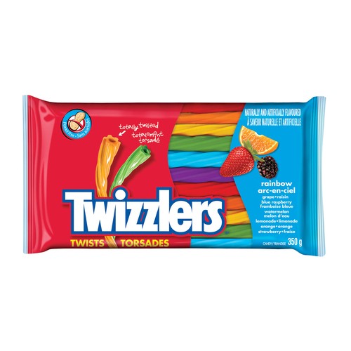 Twizzlers Twists Rainbow Candy 350 g