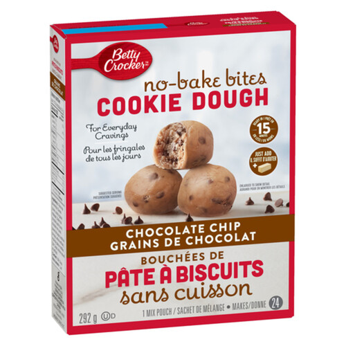 Betty Crocker No-Bake Bites Cookie Dough Chocolate Chip 292 g