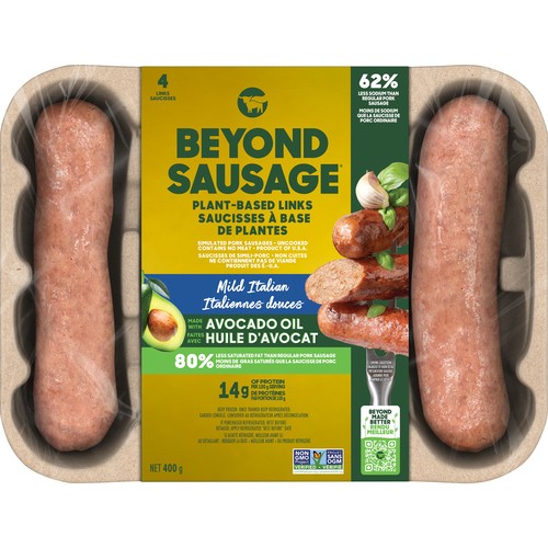 Beyond Meat Plant Based Frozen Sausage Mild Italian 400 g