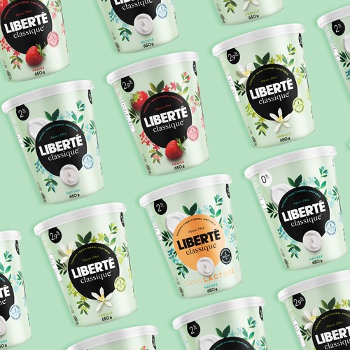 Liberté Classique 1.5% Drinkable Yogurt Raspberry Pomegranate 1 L