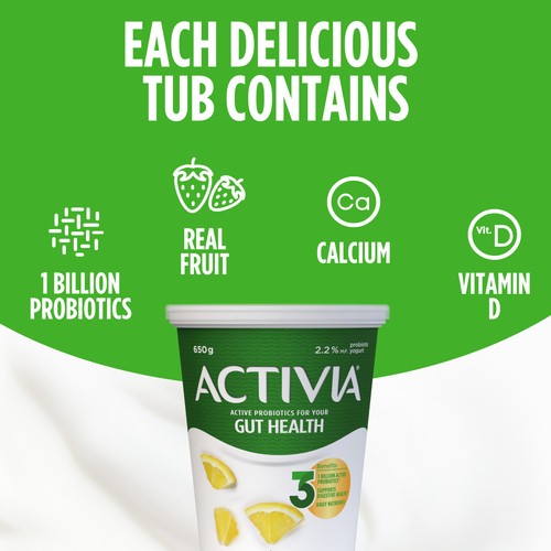 Activia Yogurt With Probiotics Lemon Flavour 650 g