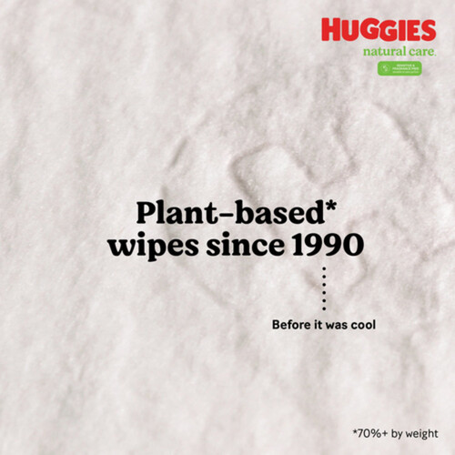 Huggies Baby Wipes Natural Care Sensitive Unscented Refill 3 Pack 624 Count