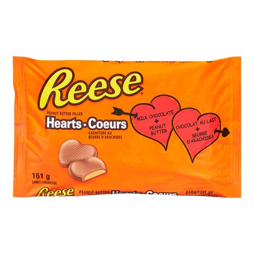 Hershey's Reese Chocolate Filled Cello Wrapped Hearts 161 g