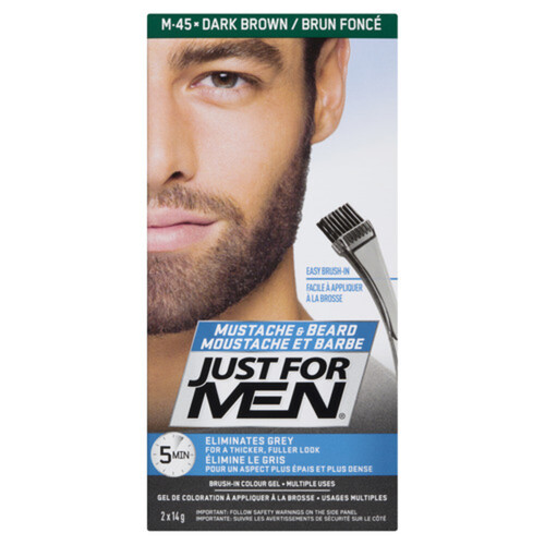 Just For Men Beard/Sideburn Color Dark Brown 