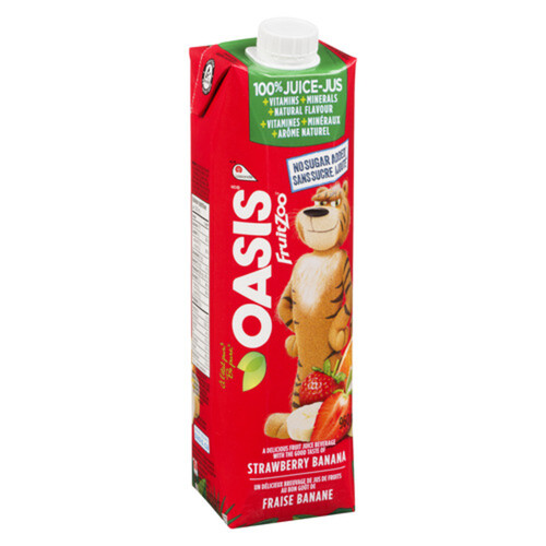 Oasis Fruit Zoo Juice Strawberry And Banana 960 ml