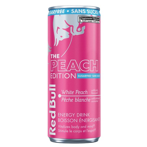 Red Bull Sugar-Free Energy Drink The Peach Edition White Peach 250 ml (can)