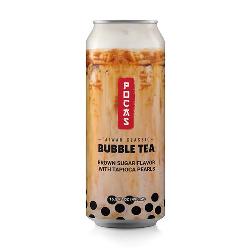 Pocas Bubble Brown Sugar With Tapooca Tea 490 ml