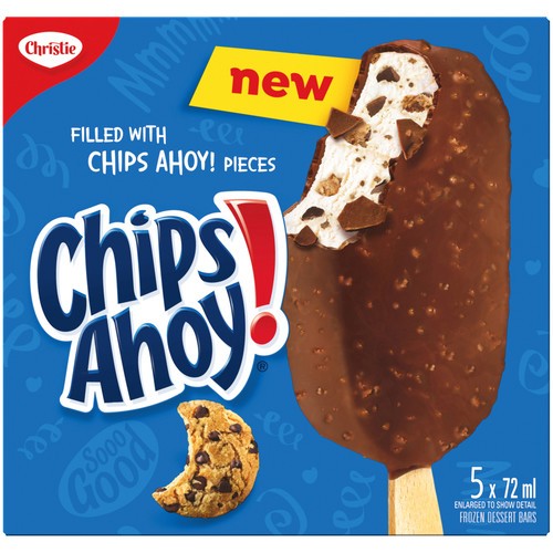 Christie Chips Ahoy Frozen Dessert Bars 5 x 72 ml