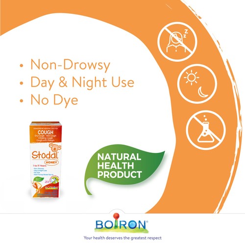 Boiron Stodal Children Cough Syrup Honey 125 ml