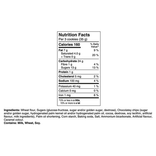Christie Chips Ahoy! Cookies Chewy Chocolate Chip 271 g
