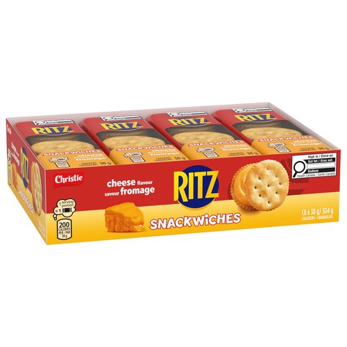 Christie Ritz Snackwiches Crackers Cheese 8 x 38 g