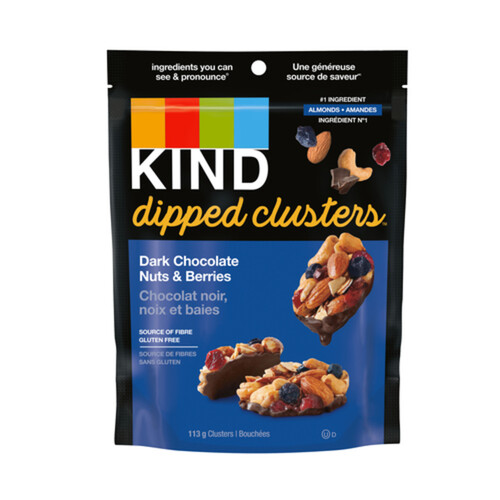 Kind Dipped Clusters Dark Chocolate Nuts & Berries 113 g