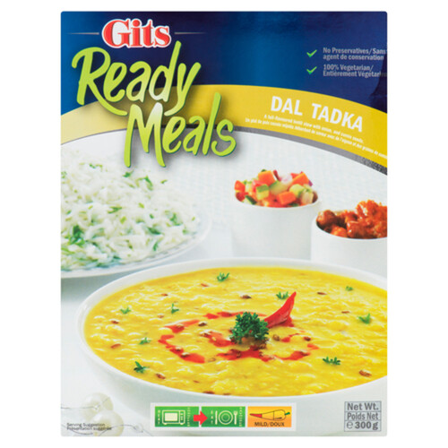 Gits Heat & Eat Ready Meals Dal Tadka 300 g