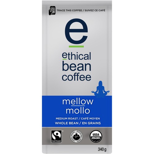 Ethical Bean Whole Bean Coffee Mellow Medium Roast 340 g