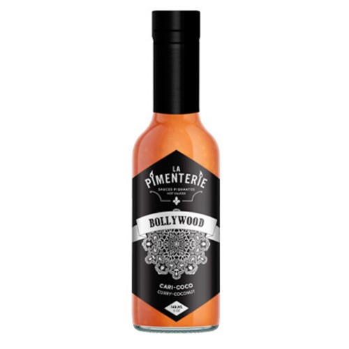 La Pimenterie Bollywood Hot Sauce Curry Coconut 148 ml