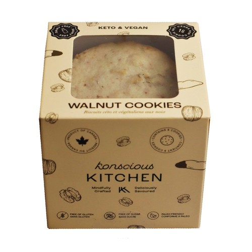 Konscious Kitchen Keto Cookies Walnut 200 g