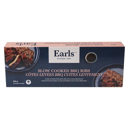 Earl's Kitchen Pork Back Ribs In BBQ Sauce 680 g
