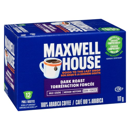 Maxwell House 100% Arabica Coffee Dark Roast 117 g