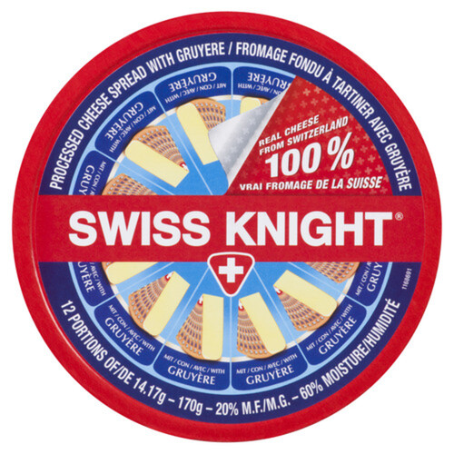 Swiss Knight Gruyere Plain Cheese 170 g - Voilà Online Groceries & Offers