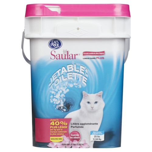 Saular Scented Flushable Cat Litter 8.1 KG