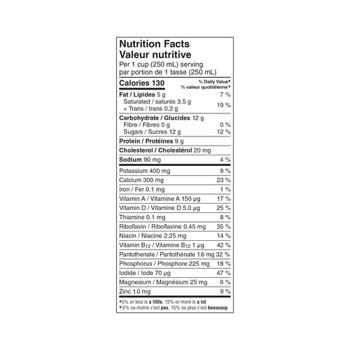 Lactantia PurFiltre Organic 2% Milk Partly Skimmed 2 L