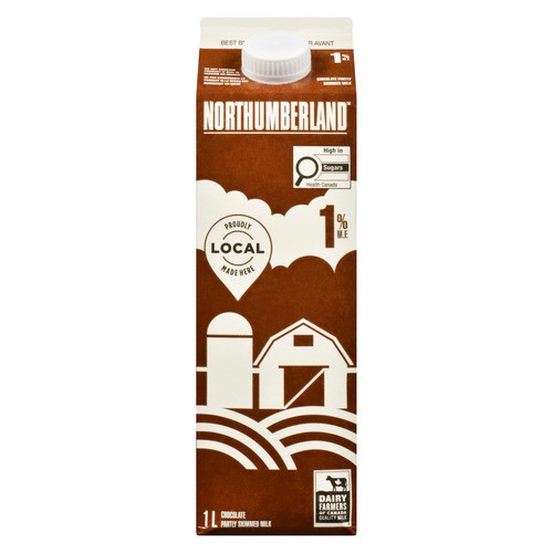 Northumberland 1% Partly Skim Chocolate Milk 1 L