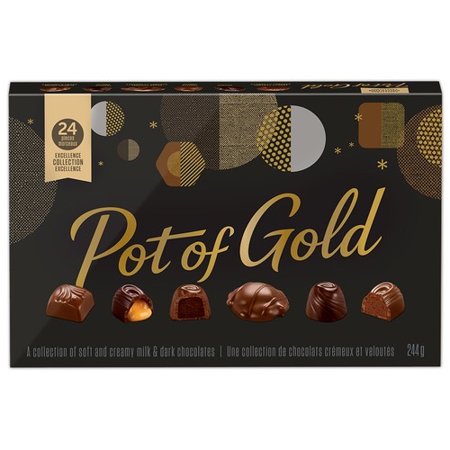 Hershey's Excellence Chocolate Pot Of Gold Assorted 244 g