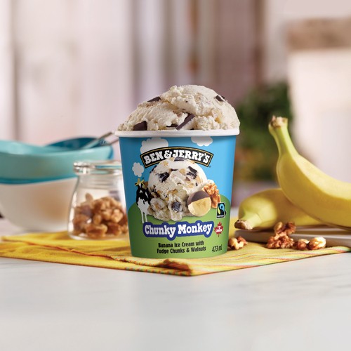 Ben & Jerry's Ice Cream Chunky Monkey Banana 473 ml