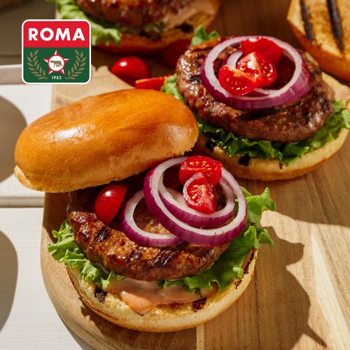 Roma Burger Patty Mild Italian 440 g