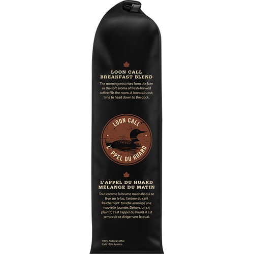 Muskoka Roastery Coffee Co Handcrafted Ground Coffee Loon Call Breakfast Blend 454 g