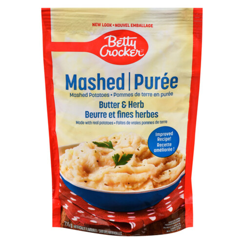 Betty Crocker Mashed Potatoes Butter & Herb 215 g