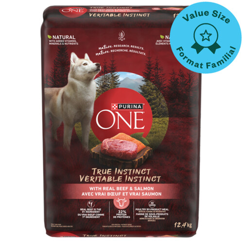 Purina ONE Dry Dog Food True Instinct Beef & Salmon 12.4 kg