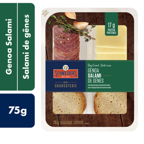 Schneiders Dry Cured Genoa Salami Snack Kit 75 g