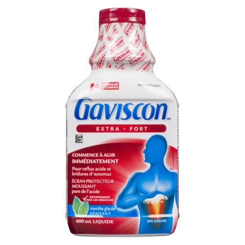 Gaviscon Liquid Antacids Icy Mint 600 ml