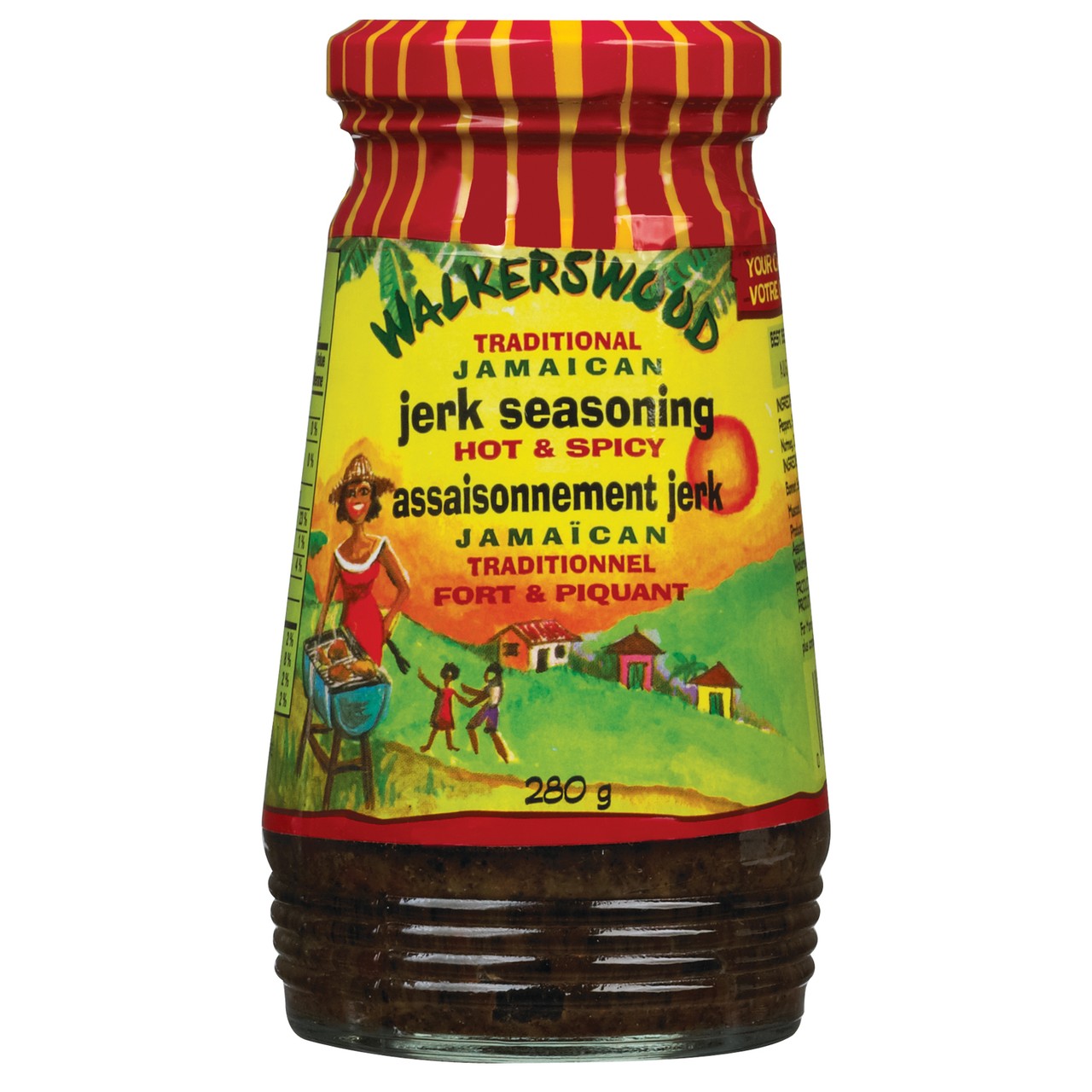 Walkerswood Traditional Jamaican Hot & Spicy Jerk Seasoning 280 g ...