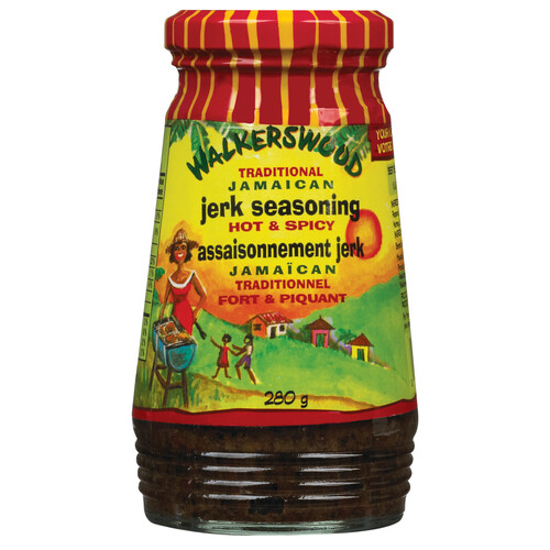 Walkerswood Traditional Jamaican Hot & Spicy Jerk Seasoning 280 g