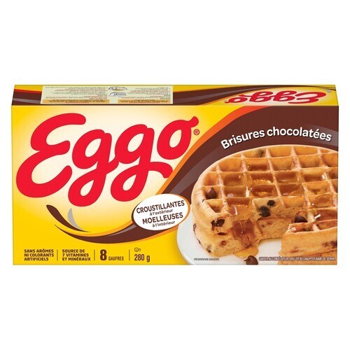 Kellogg's Eggo Gaufres aux brisures de chocolat 280 g