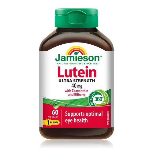 Jamieson Lutein 40 mg Supplement Softgels 60 Count