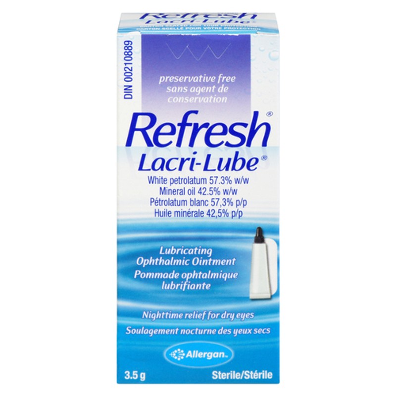 Refresh Lacri-Lube Ophtalmic Ointment Lubricating Dry Eye 3.5 g - Voilà ...