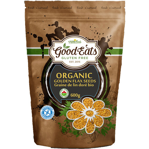 Good Eats Organic Gluten-Free Golden Flax Seeds 600 g