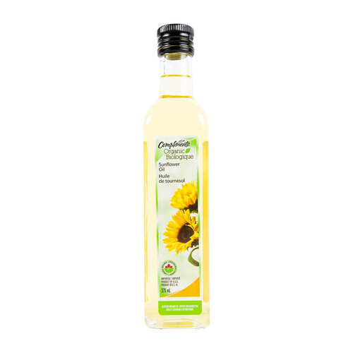 Compliments Organic Oil Sunflower 375 ml