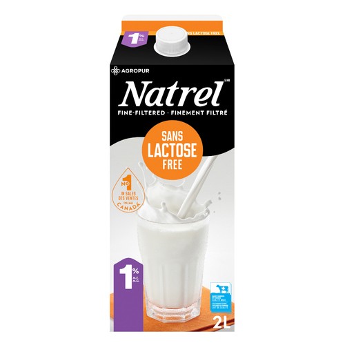 Natrel Lactose-Free 1% Milk 2 L