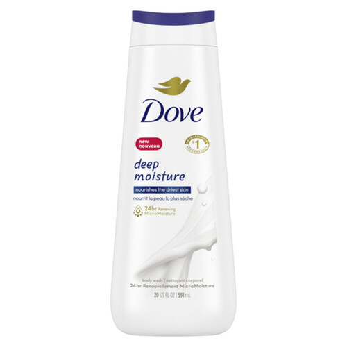 Dove Deep Moisture Body Wash The Driest Skin For Nourishing 591 ml