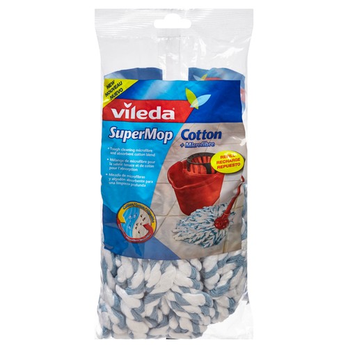 Vileda Cotton & Microfibre Sun Mop Refill 1 EA