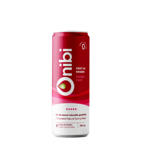 Onibi Carbonated Natural Spring Water Dragon Fruit 355 ml (can)