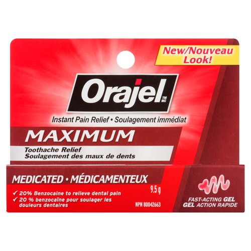 Orajel Toothache Max Strength Pain Relief 10 g